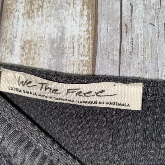 FP We The Free Grey Night Lily Puff Sleeve Blouse - Picture 6 of 6